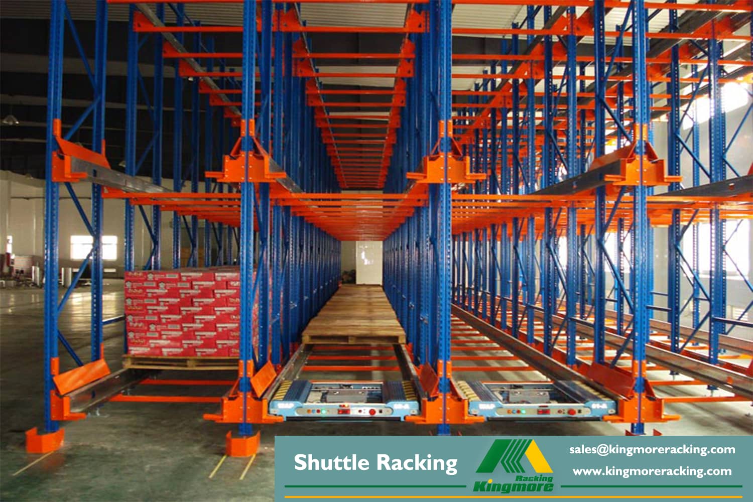 Shuttle-Regalsystem für Logistikautomatisierungstechnik